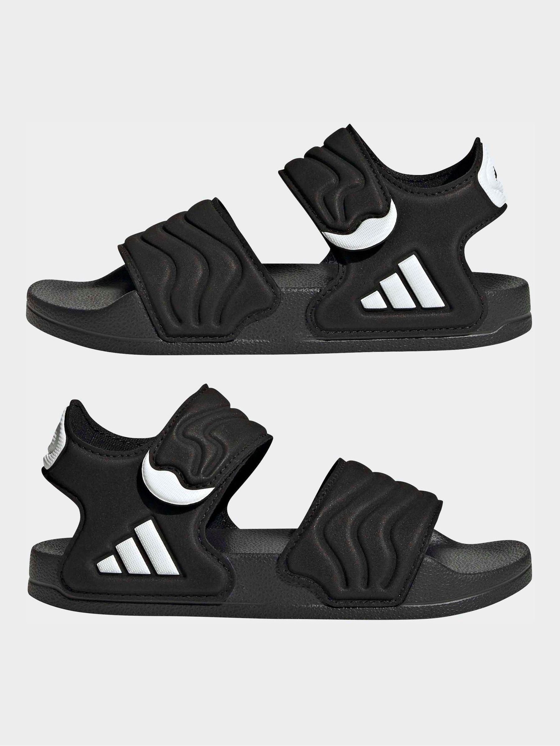 adidas Black adilette 3 Kids Slide Sandals image 4