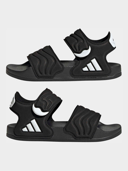 adidas Black adilette 3 Kids Slide Sandals image 4
