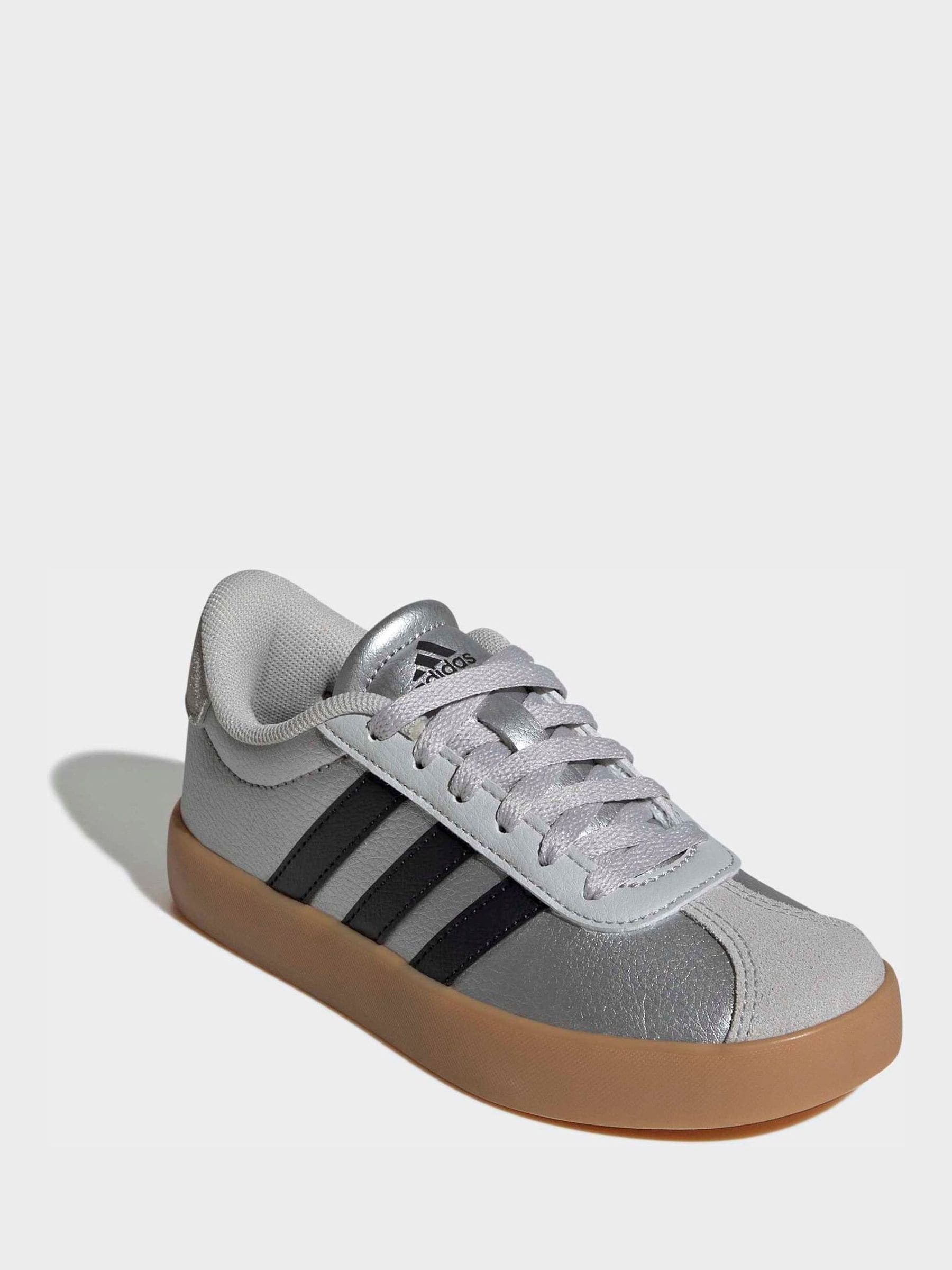 adidas Grey VL Court 3.0 Trainers image 1