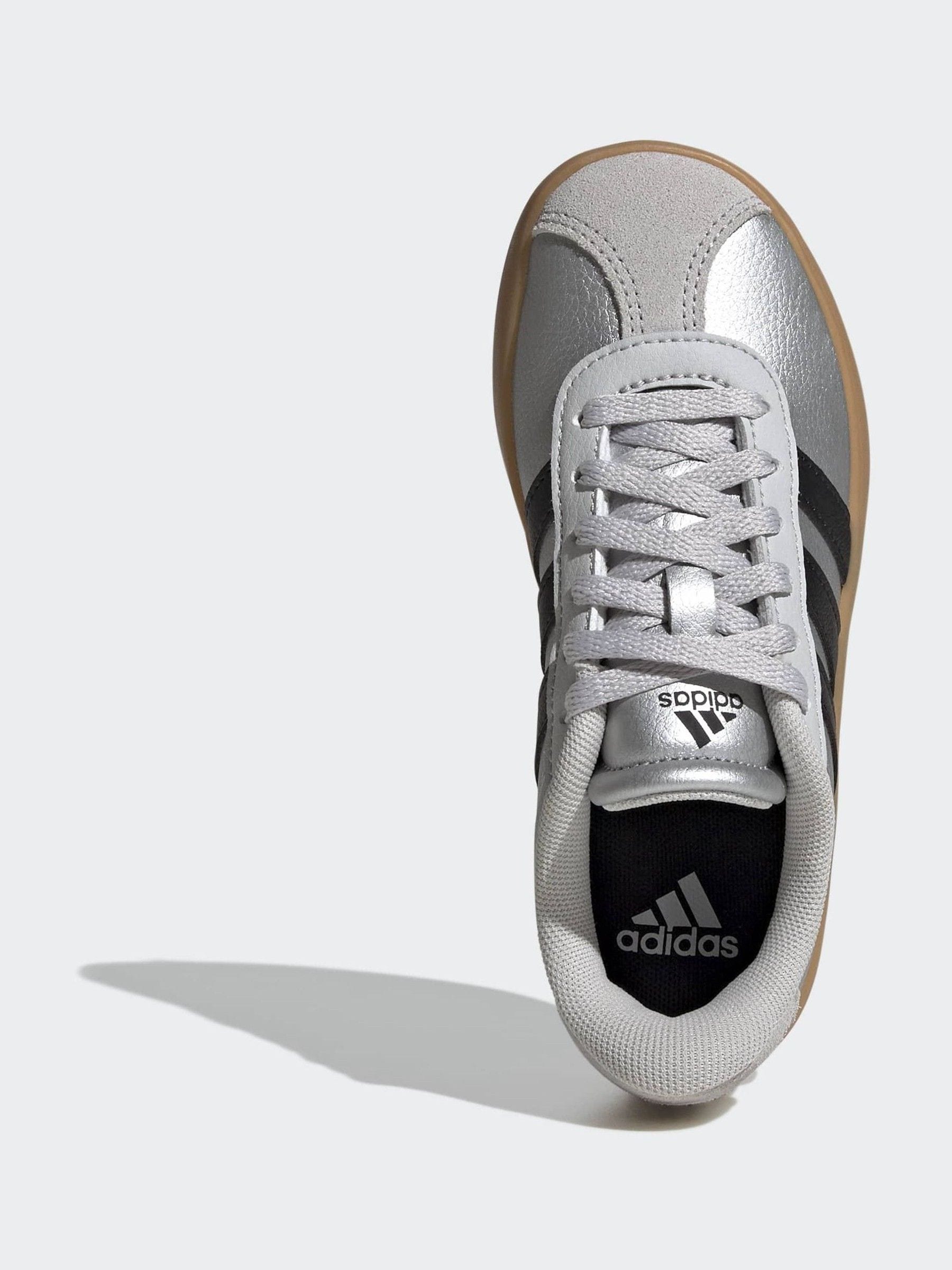 adidas Grey VL Court 3.0 Trainers image 7