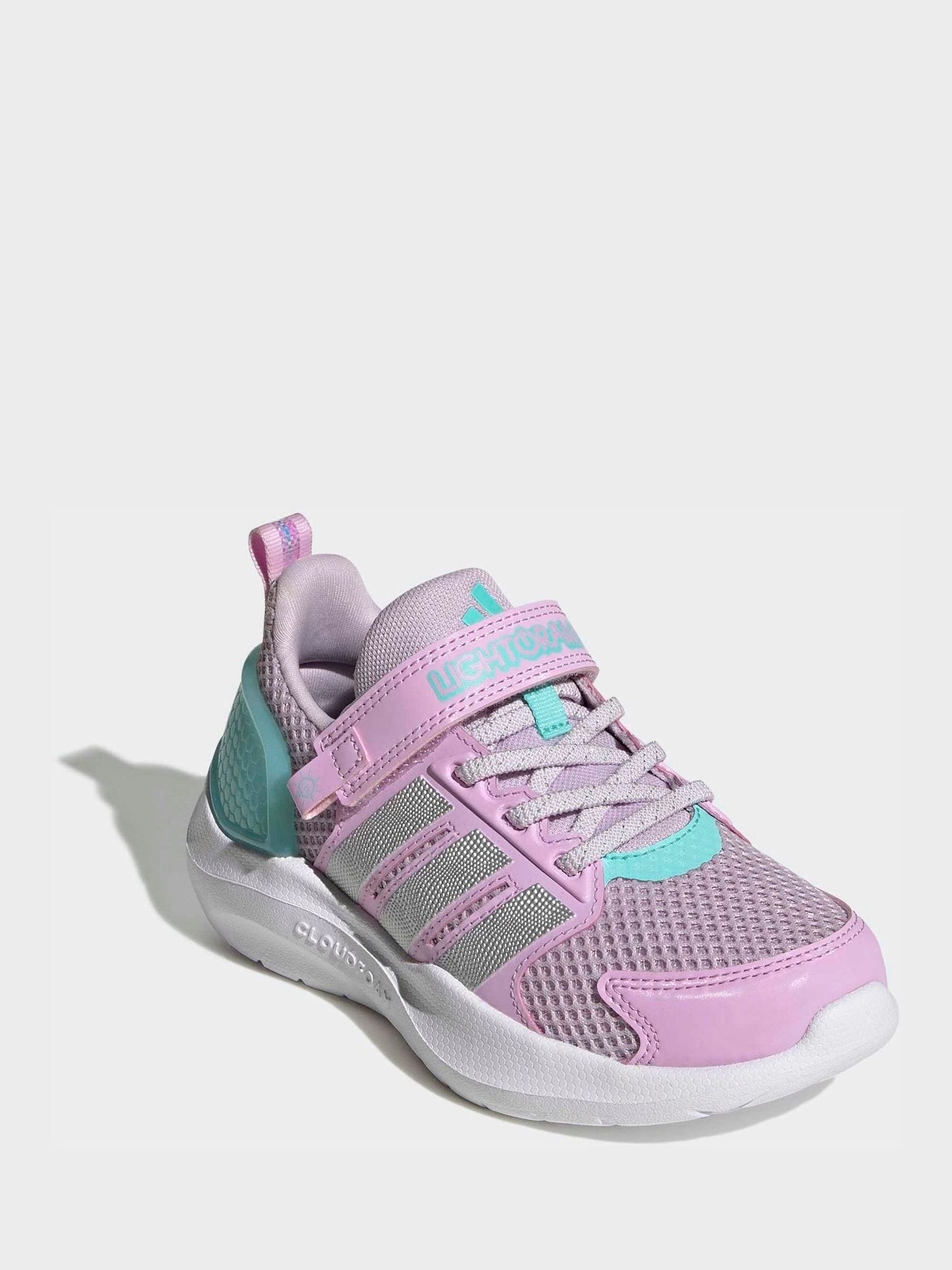 adidas Purple Lightorama Kids Trainers image 1