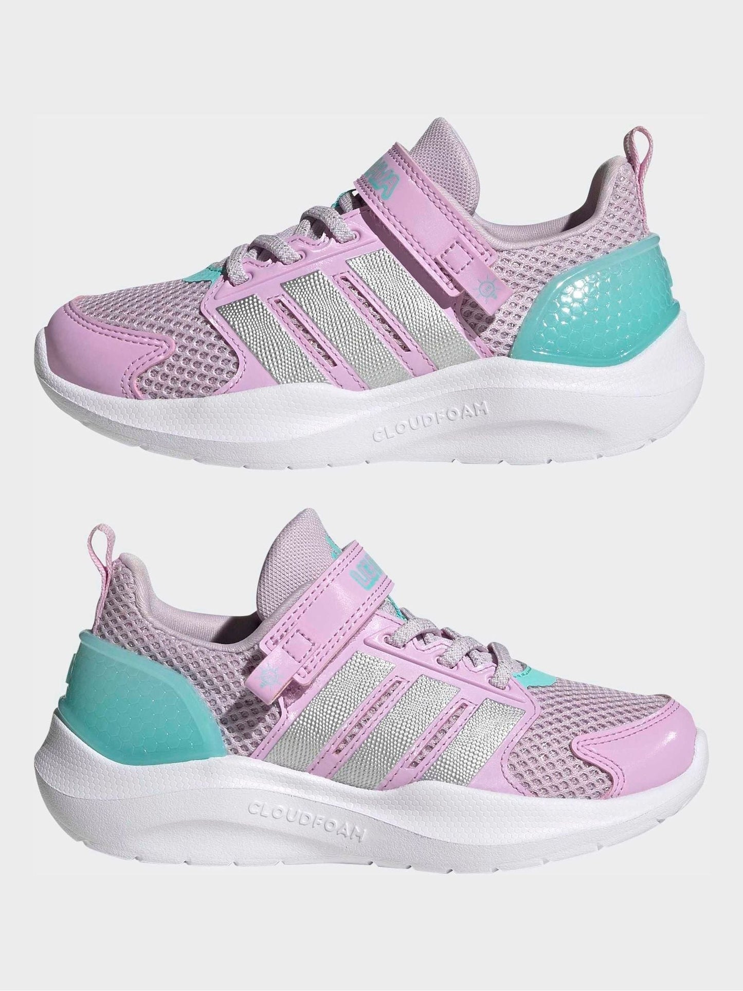 adidas Purple Lightorama Kids Trainers image 5