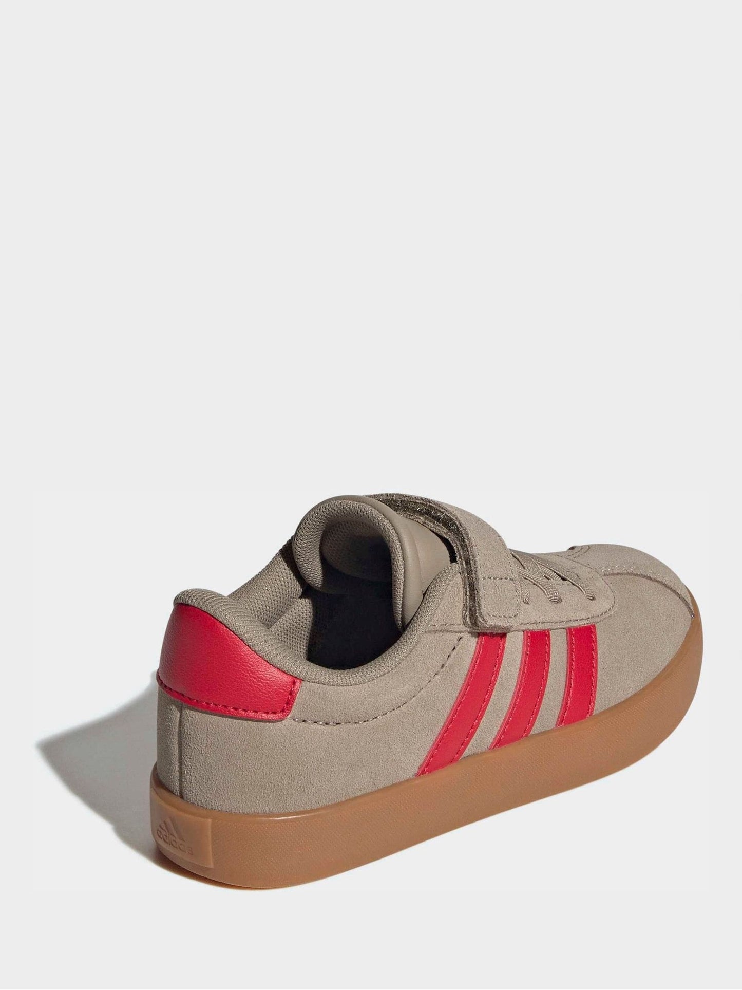 adidas Brown/Red Vl Court 3.0 Trainers image 4