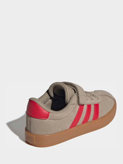 adidas Brown/Red Vl Court 3.0 Trainers image 4