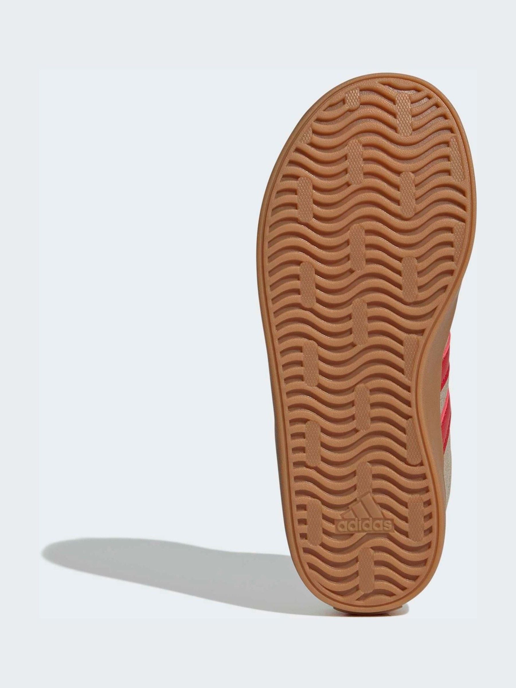 adidas Brown/Red Vl Court 3.0 Trainers image 7