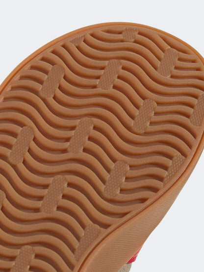 adidas Brown/Red Vl Court 3.0 Trainers image 9