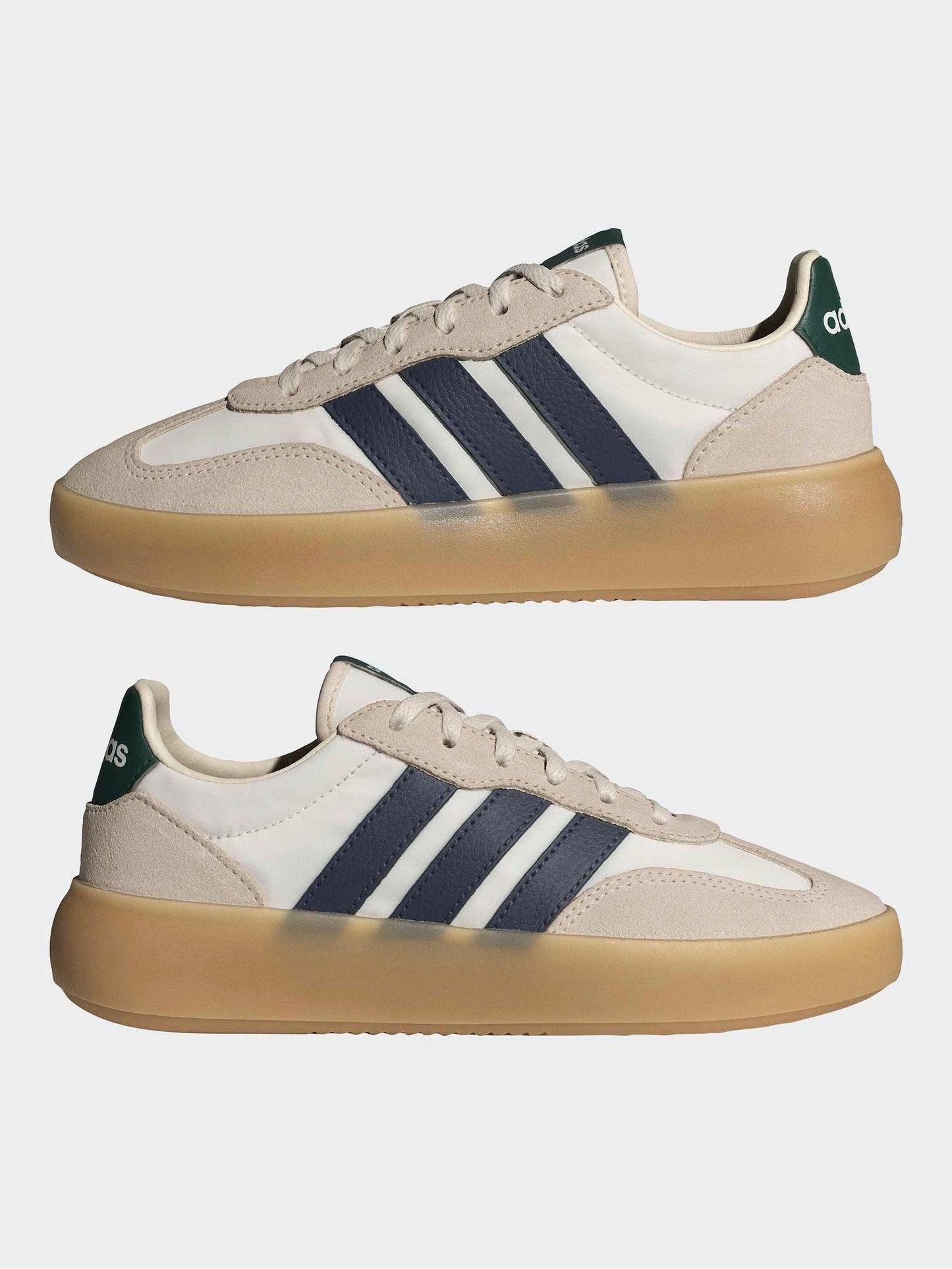 adidas White Barreda Decode Lace Junior Trainers image 3