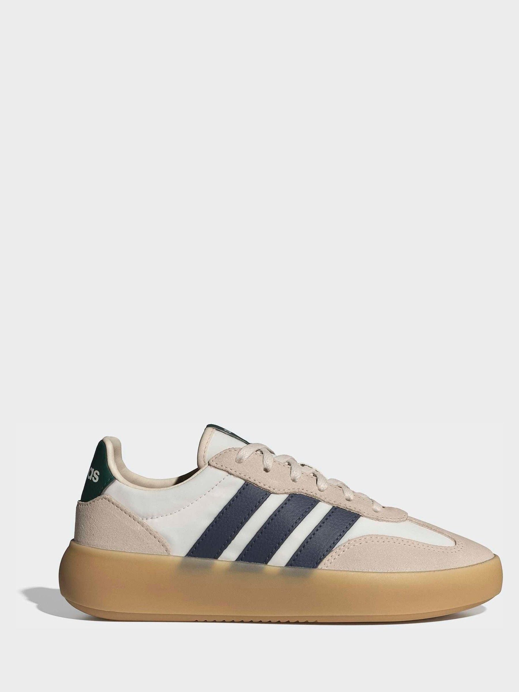adidas White Barreda Decode Lace Junior Trainers image 5