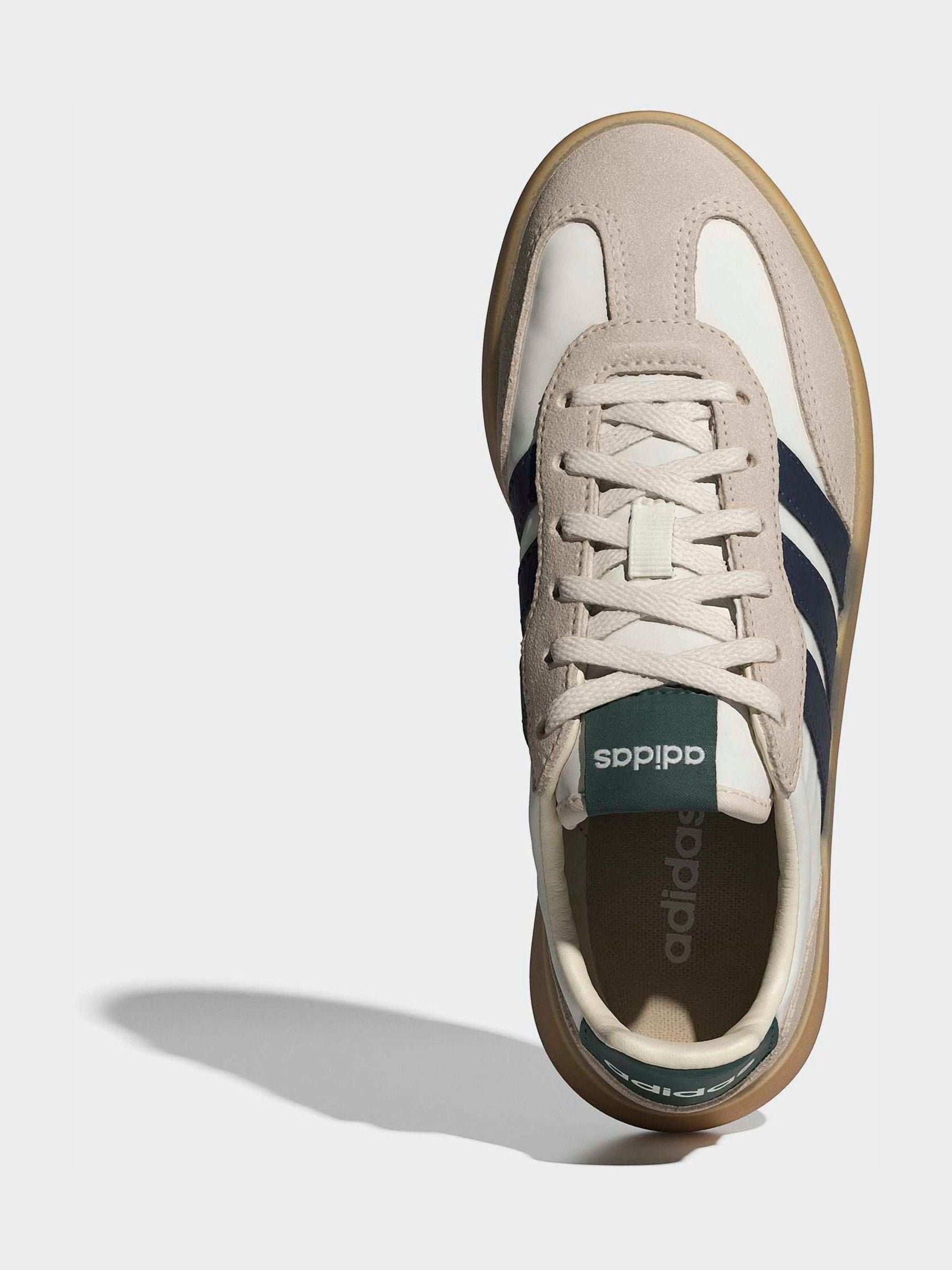 adidas White Barreda Decode Lace Junior Trainers image 6