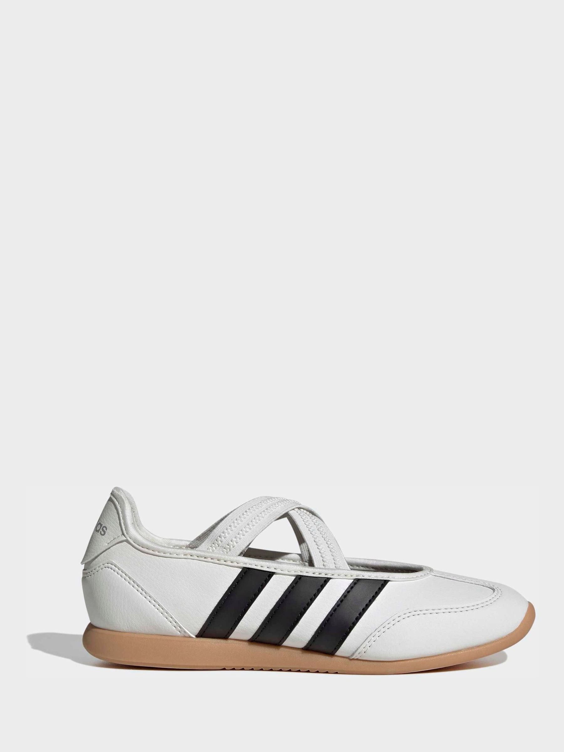 adidas White Barreda Mary Jane Junior Trainers image 1