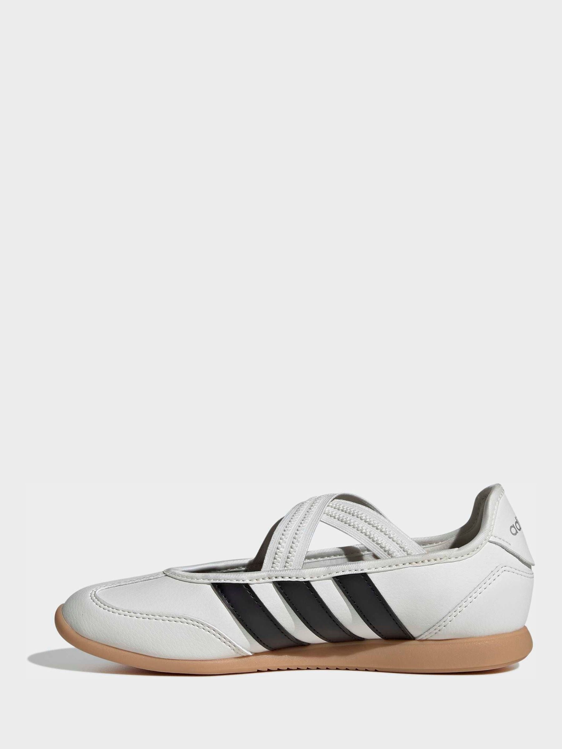 adidas White Barreda Mary Jane Junior Trainers image 3