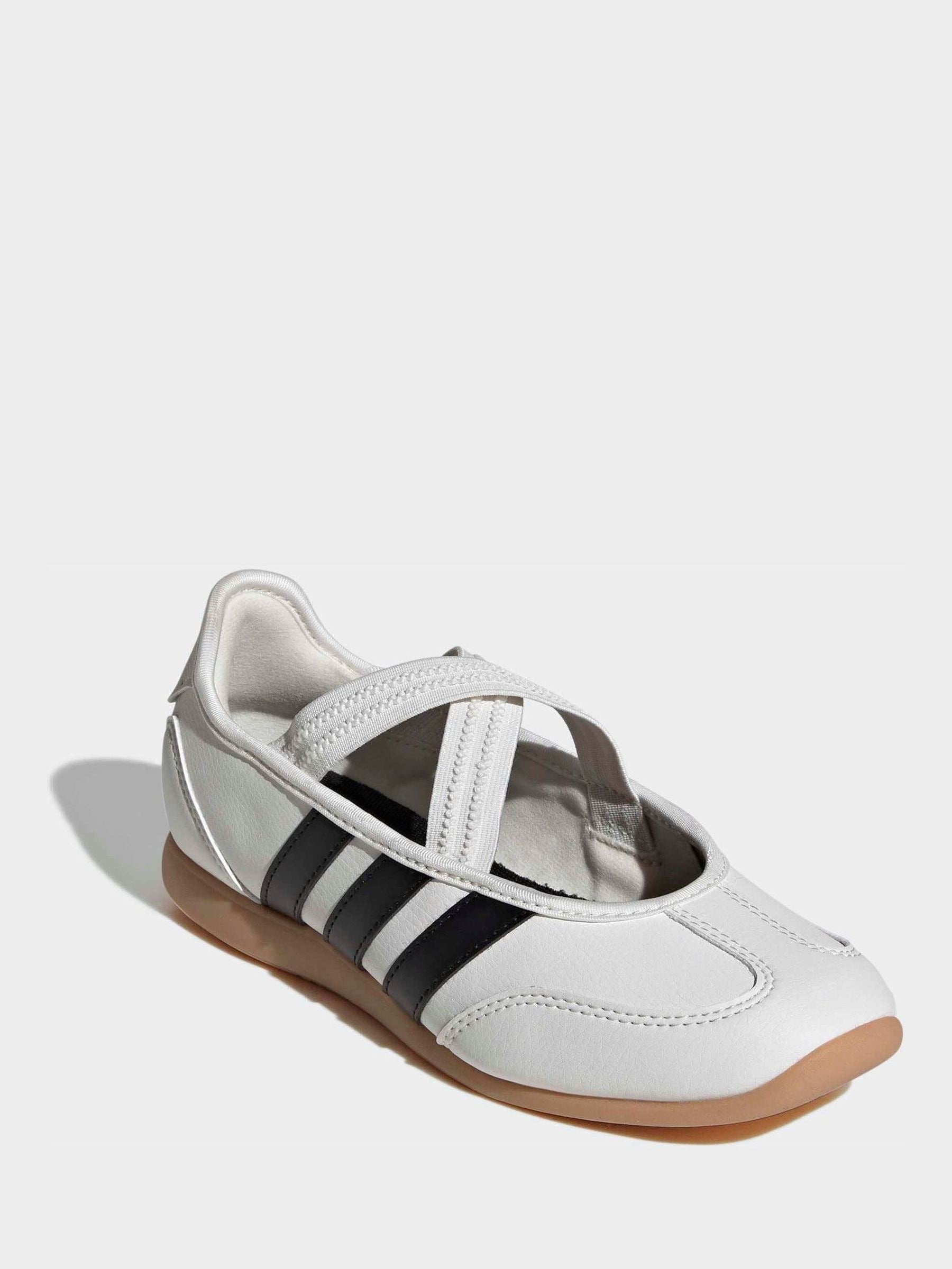 adidas White Barreda Mary Jane Junior Trainers image 4