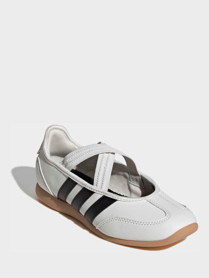 adidas White Barreda Mary Jane Junior Trainers image 4