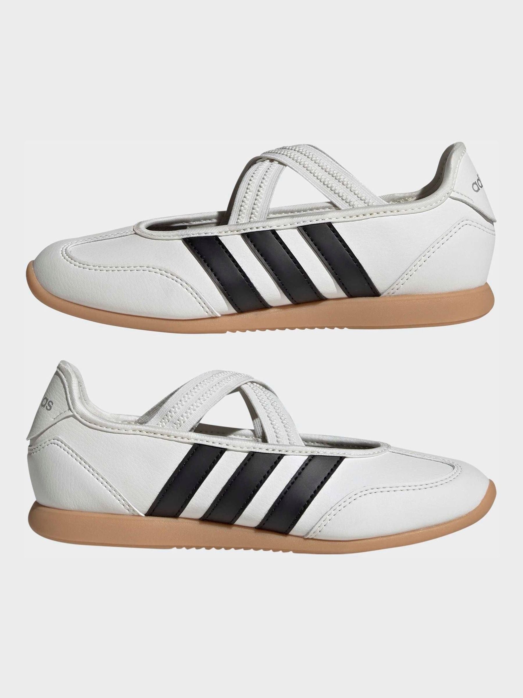 adidas White Barreda Mary Jane Junior Trainers image 6