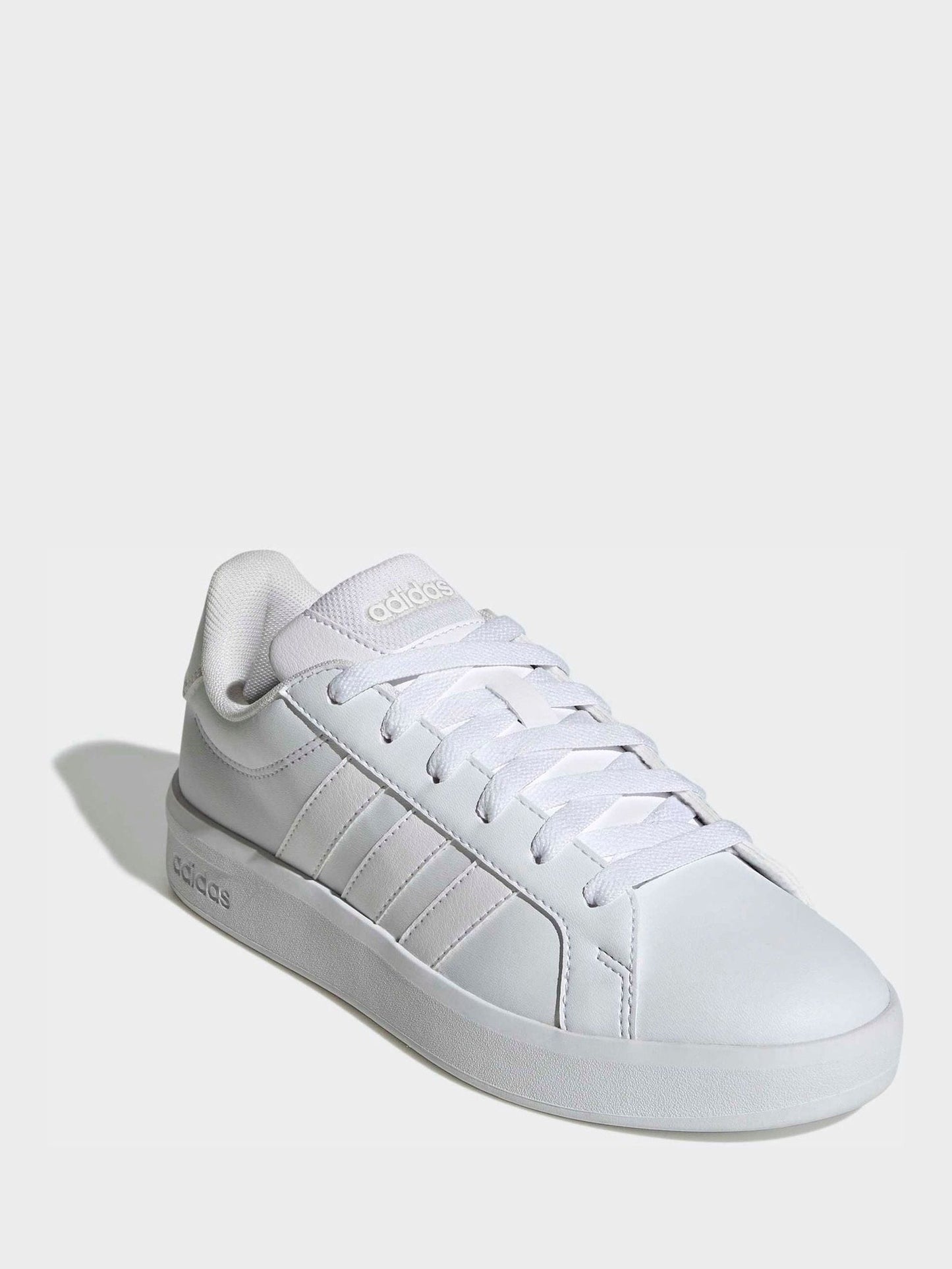 adidas White Grand Court 3.0 Junior Trainers image 1