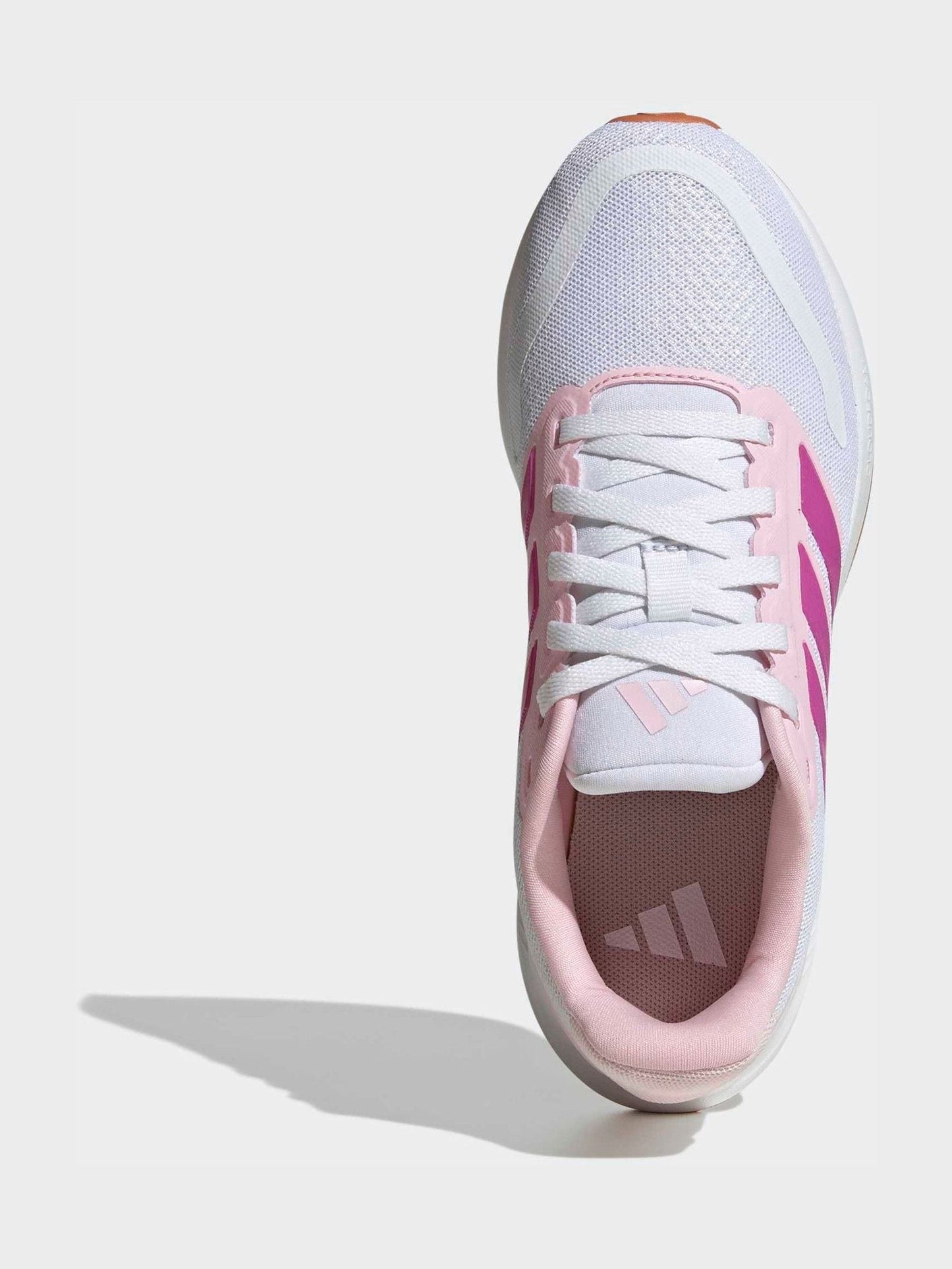 adidas White Runfalcon 5 Lace Running Junior Trainers image 8