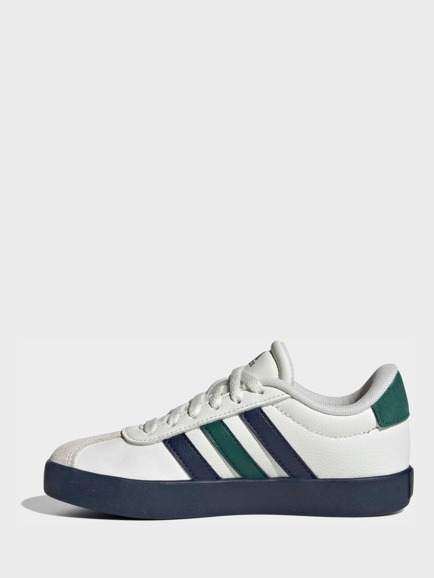 adidas White VL Court 3.0 Kids Trainers image 4