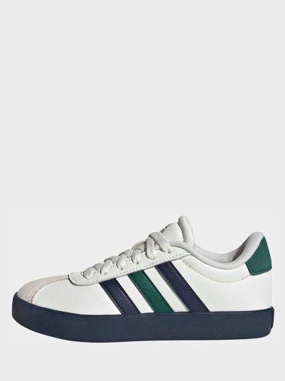 adidas White VL Court 3.0 Kids Trainers image 6