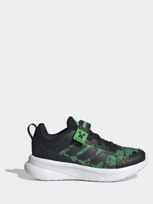 adidas Black Minecraft Forarun 4.0 Kids Trainers image 1