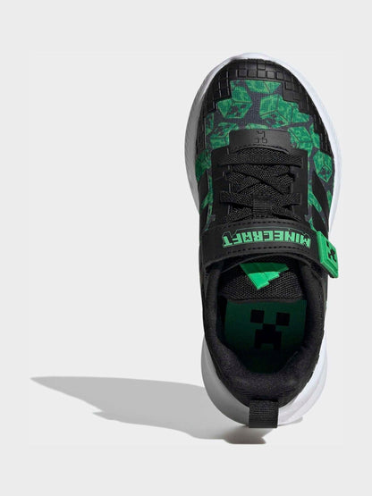 adidas Black Minecraft Forarun 4.0 Kids Trainers image 7