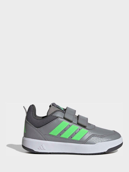 adidas Grey Hook and Loop Tensaur Sport 3.0 Junior Trainers image 1