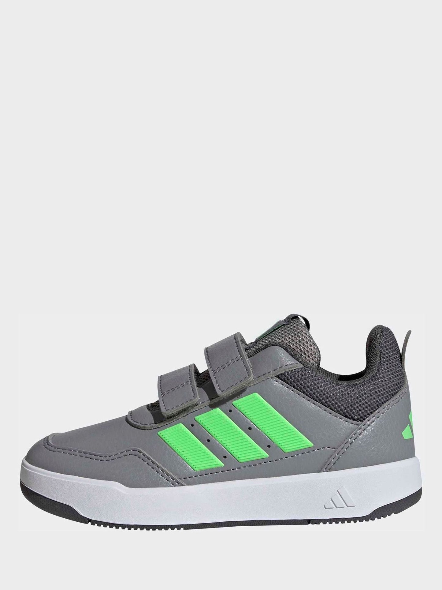 adidas Grey Hook and Loop Tensaur Sport 3.0 Junior Trainers image 3