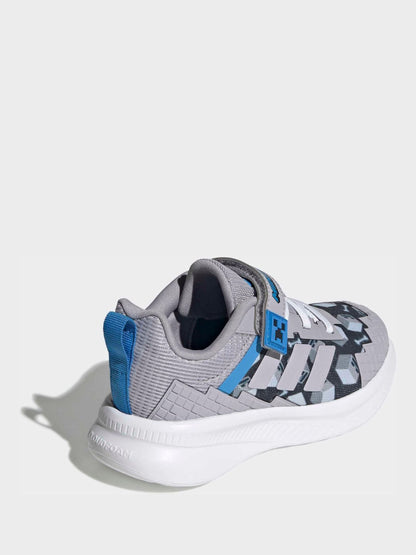 adidas Grey Minecraft Forarun 4.0 Kids Trainers image 6