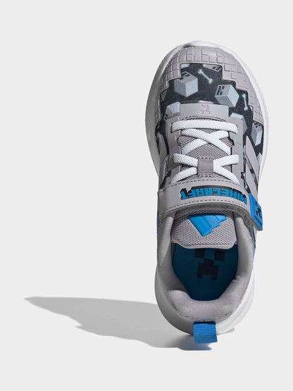 adidas Grey Minecraft Forarun 4.0 Kids Trainers image 8
