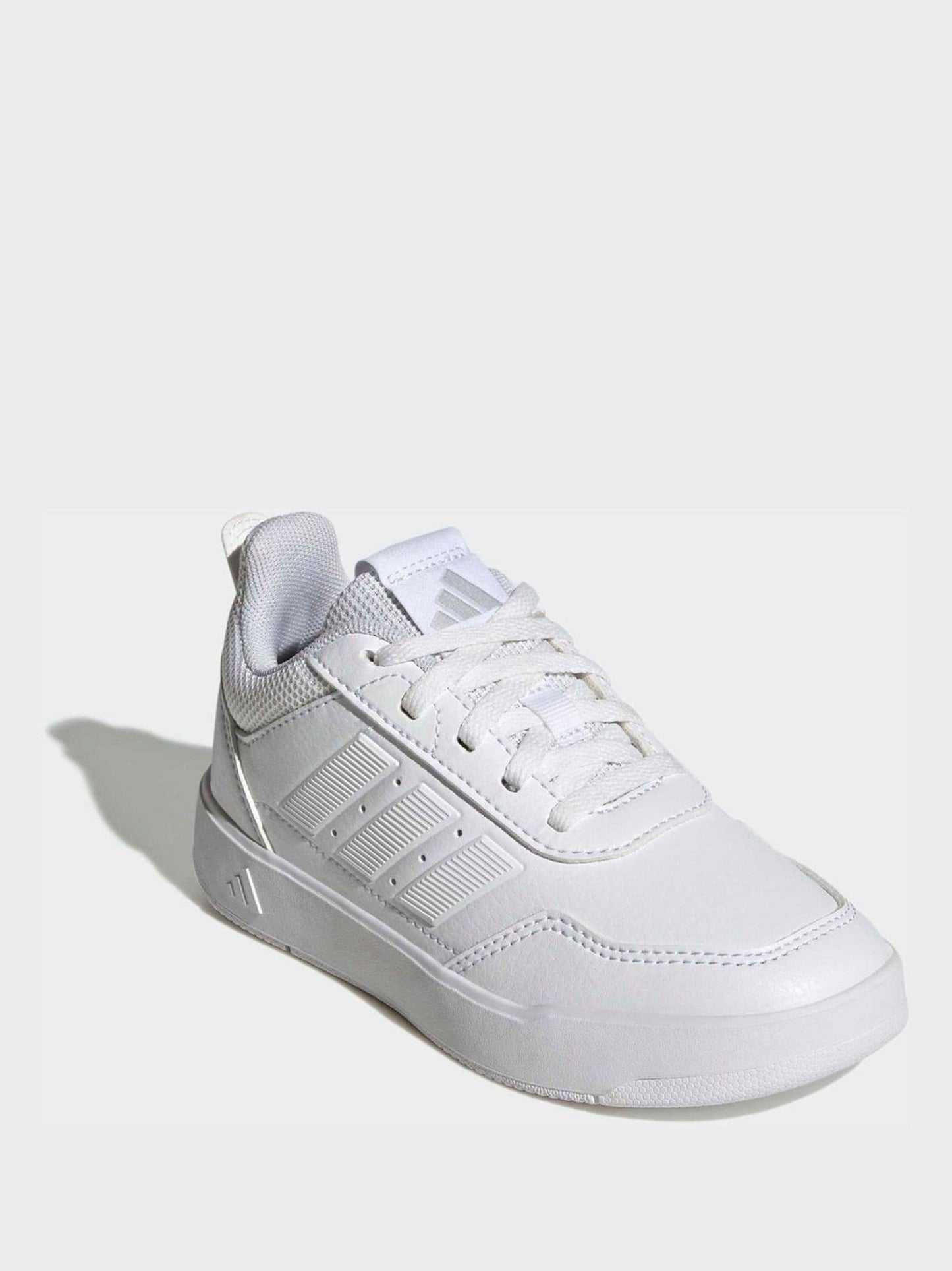 adidas White Lace Up Tensaur Sport 3.0 Junior Trainers image 2