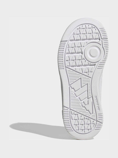 adidas White Lace Up Tensaur Sport 3.0 Junior Trainers image 4
