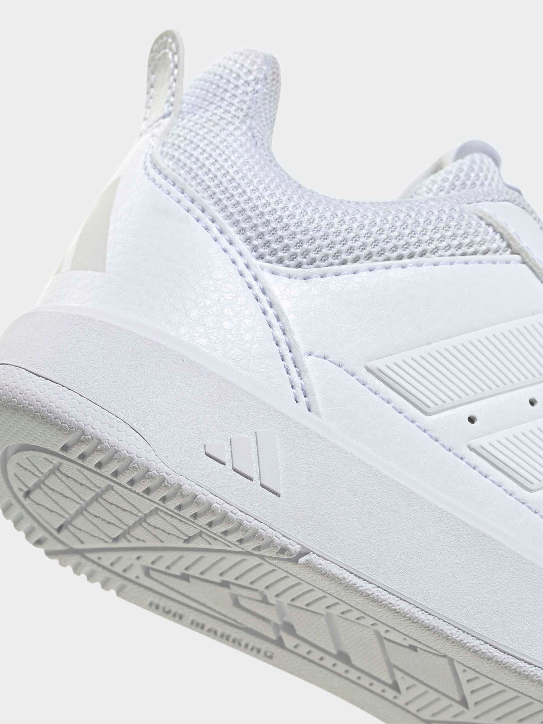 adidas White Lace Up Tensaur Sport 3.0 Junior Trainers image 6