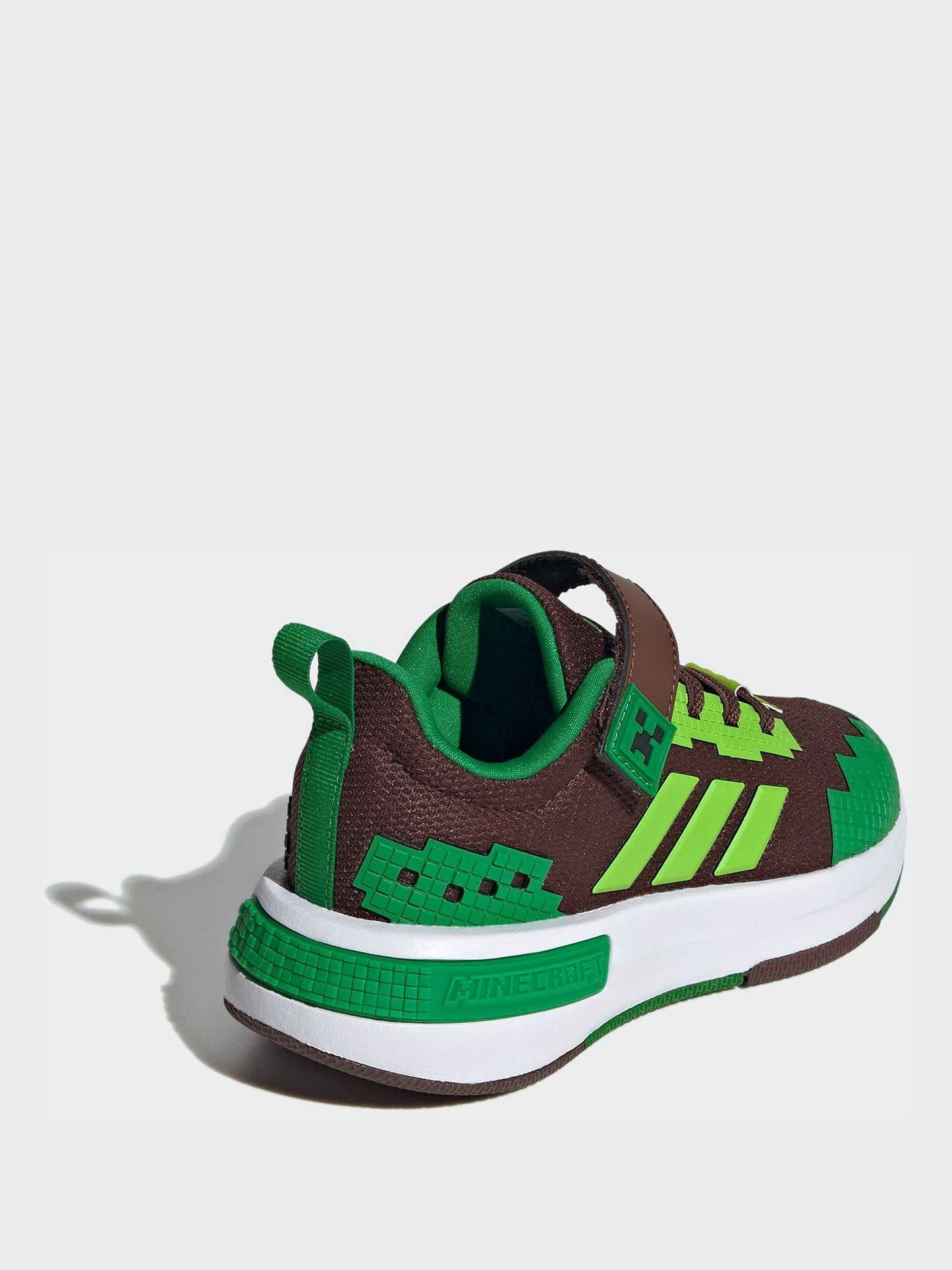 adidas Brown Minecraft Pro Elastic Lace Kids Trainers image 6