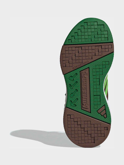 adidas Brown Minecraft Pro Elastic Lace Kids Trainers image 9
