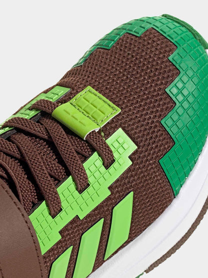 adidas Brown Minecraft Pro Elastic Lace Kids Trainers image 10