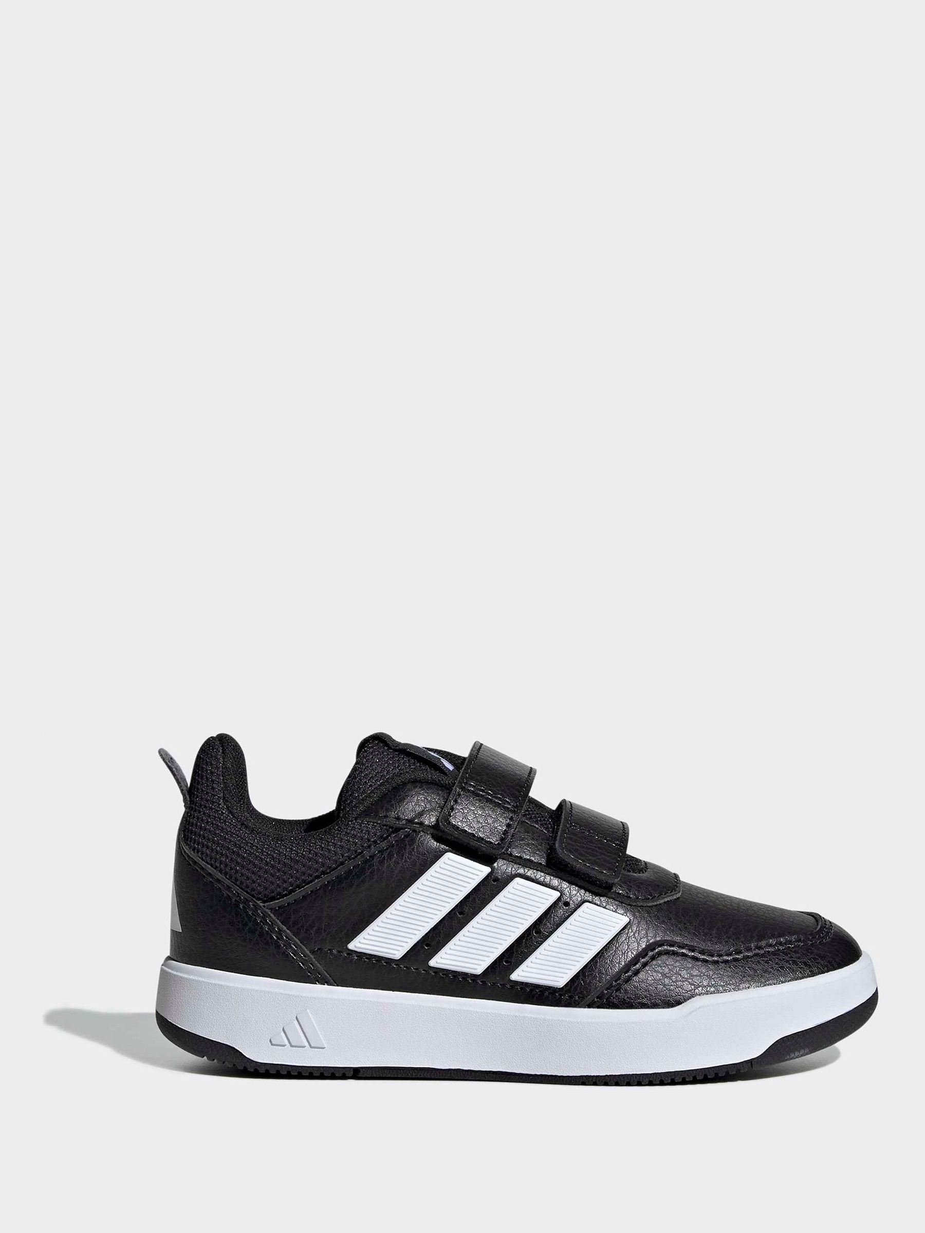 adidas Black/White Hook and Loop Tensaur Sport 3.0 Junior Trainers image 1