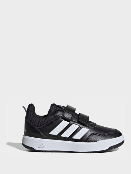 adidas Black/White Hook and Loop Tensaur Sport 3.0 Junior Trainers image 1