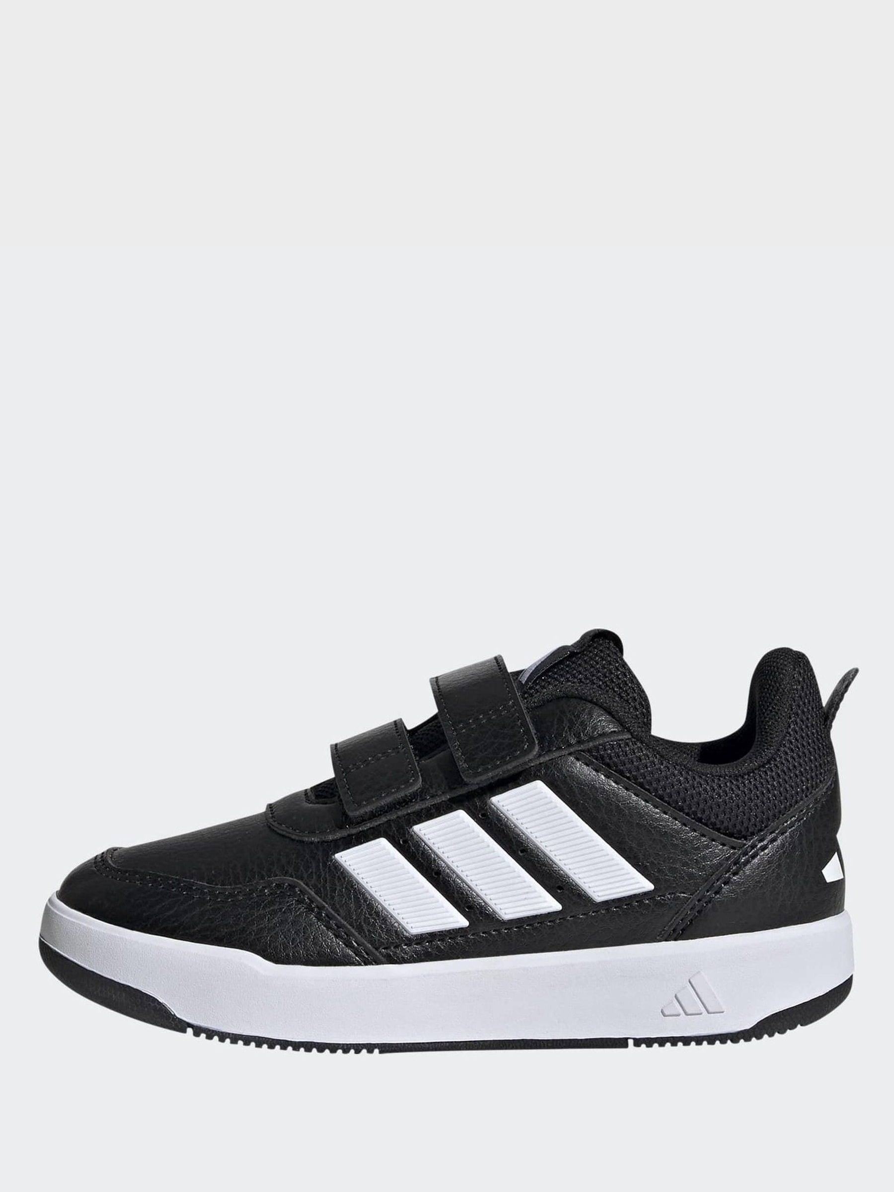adidas Black/White Hook and Loop Tensaur Sport 3.0 Junior Trainers image 3