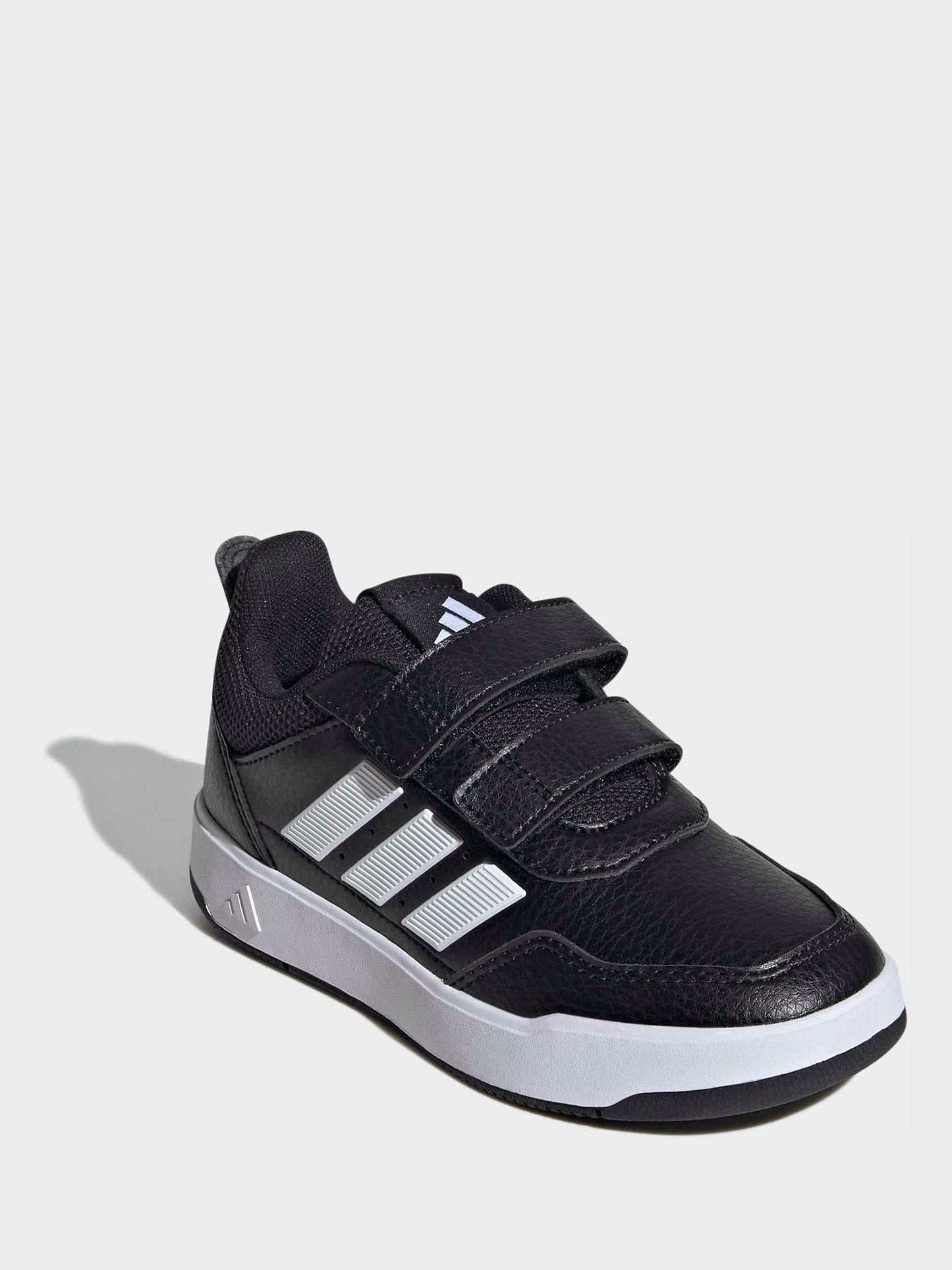 adidas Black/White Hook and Loop Tensaur Sport 3.0 Junior Trainers image 4