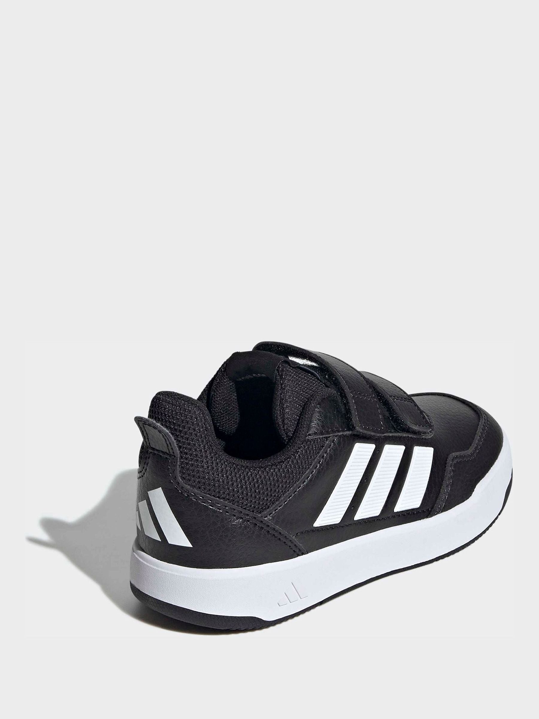 adidas Black/White Hook and Loop Tensaur Sport 3.0 Junior Trainers image 5