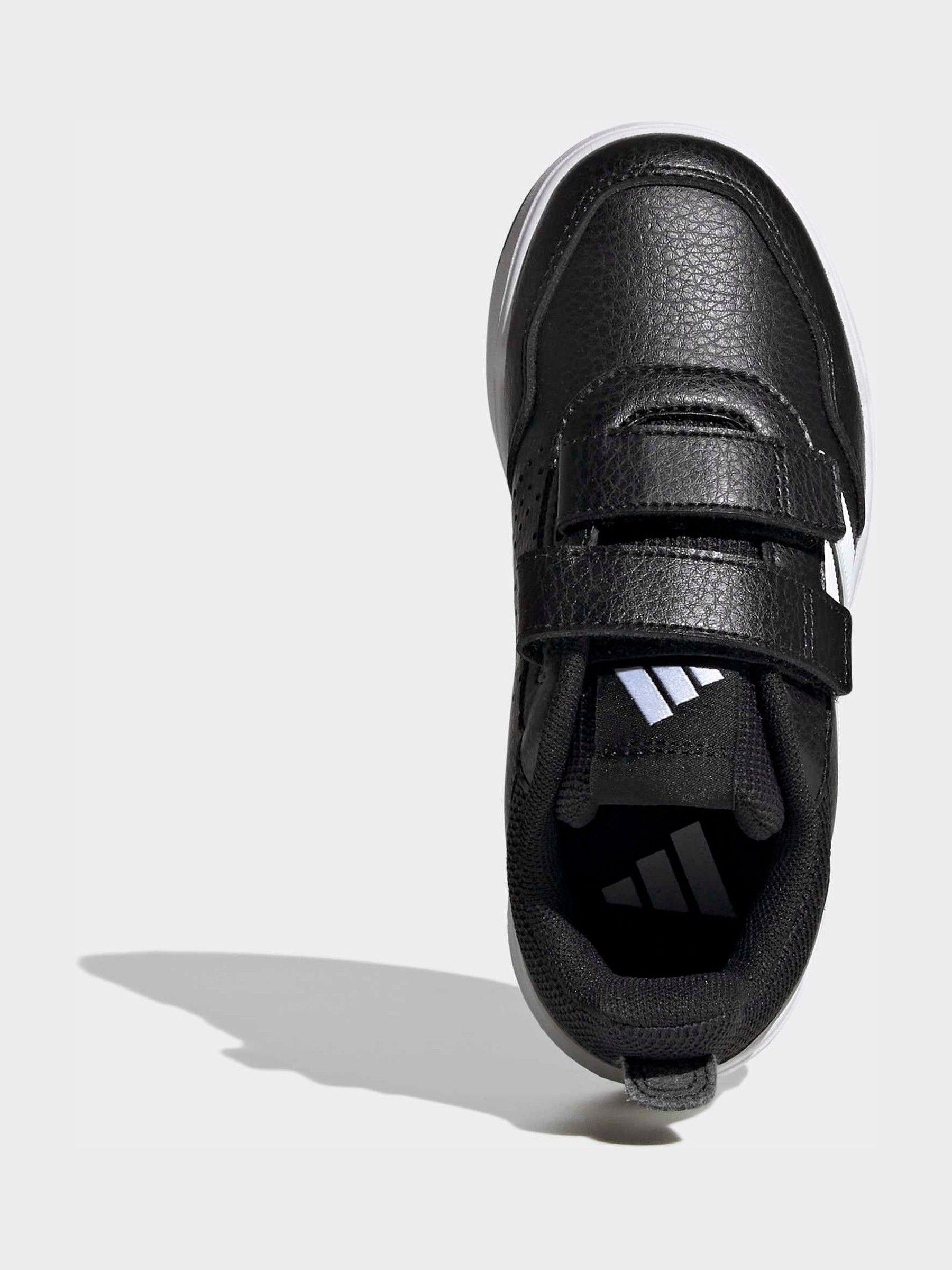 adidas Black/White Hook and Loop Tensaur Sport 3.0 Junior Trainers image 7