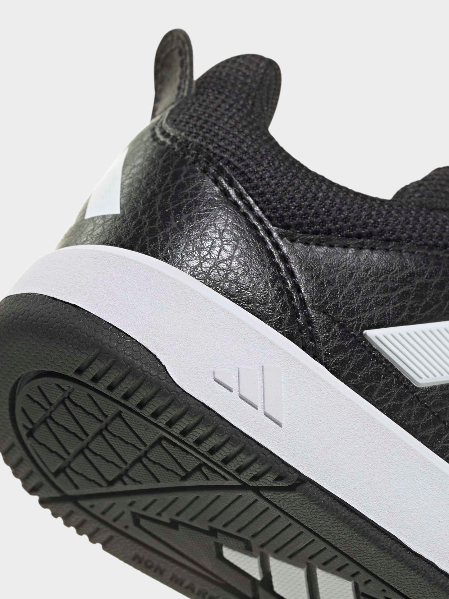 adidas Black/White Hook and Loop Tensaur Sport 3.0 Junior Trainers image 10