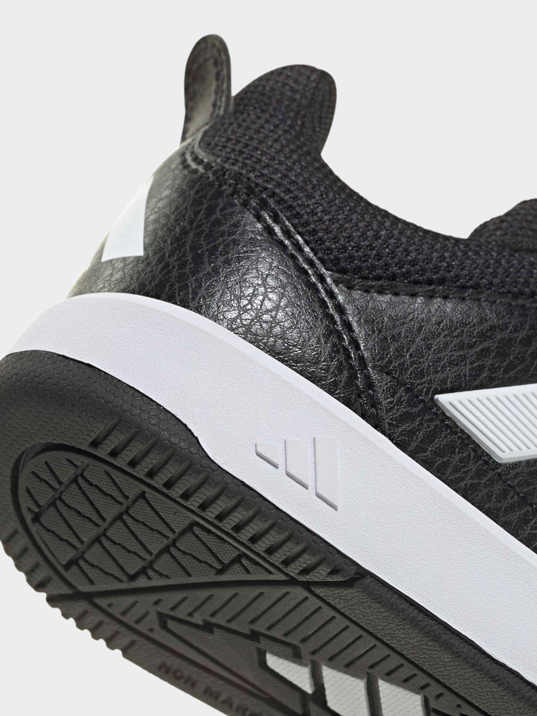 adidas Black/White Hook and Loop Tensaur Sport 3.0 Junior Trainers image 10