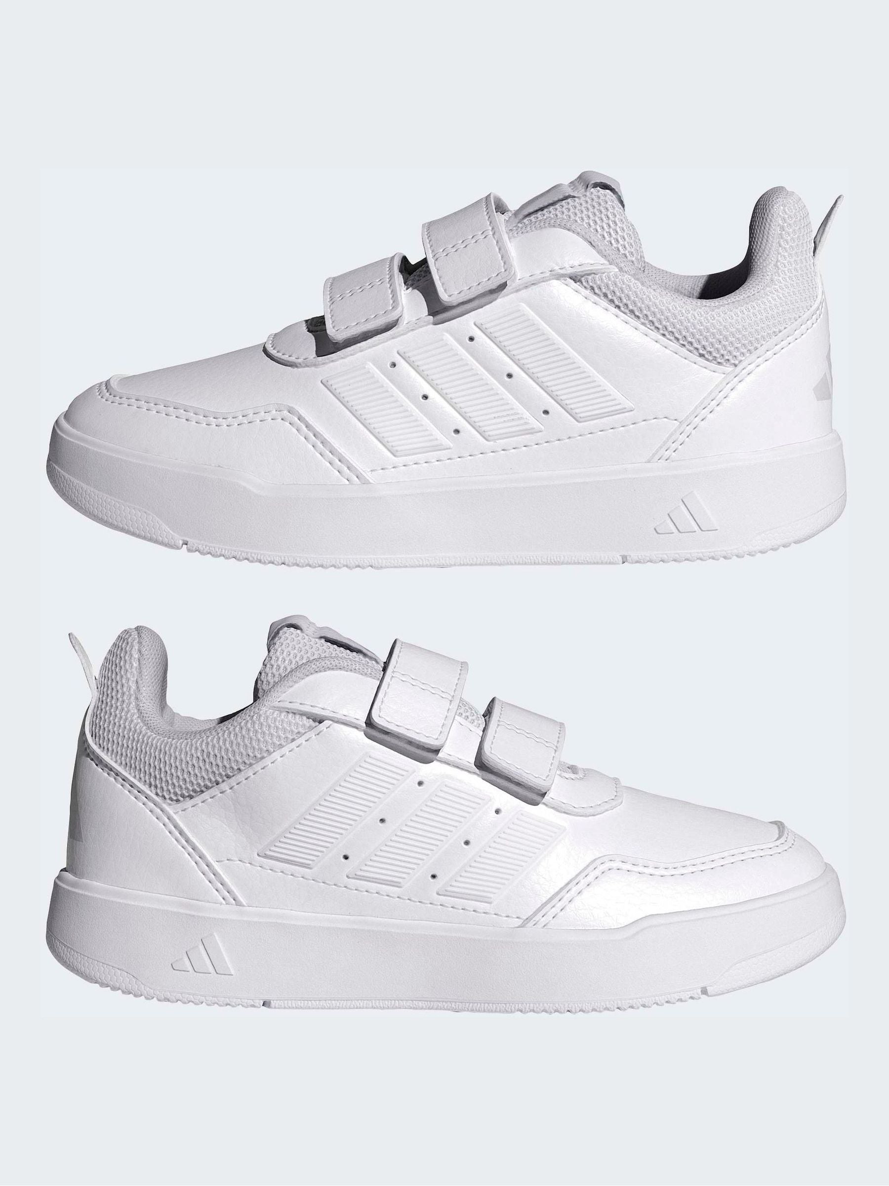 adidas White Hook and Loop Tensaur Sport 3.0 Junior Trainers image 6