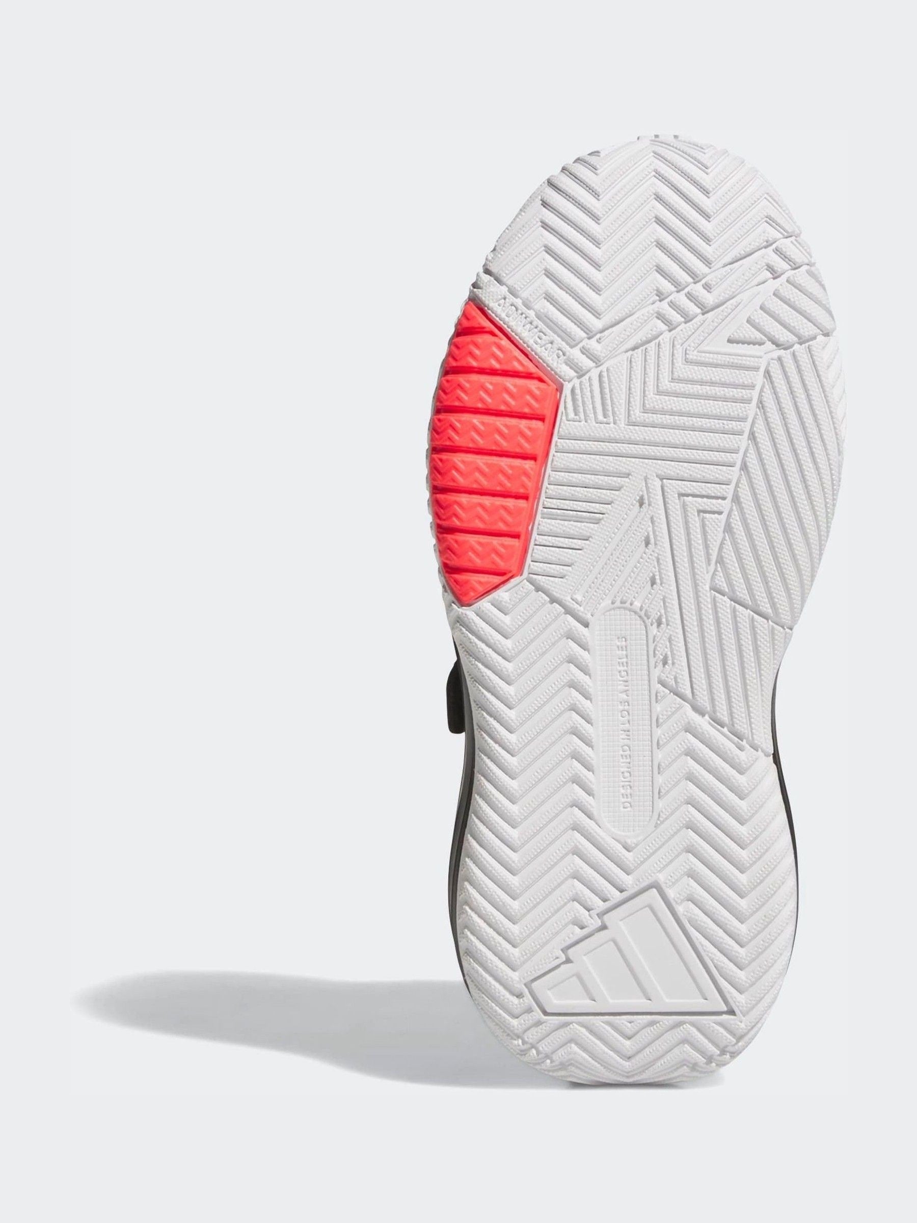 adidas Black/Red Ownthegame 3.0 Kids Trainers image 7