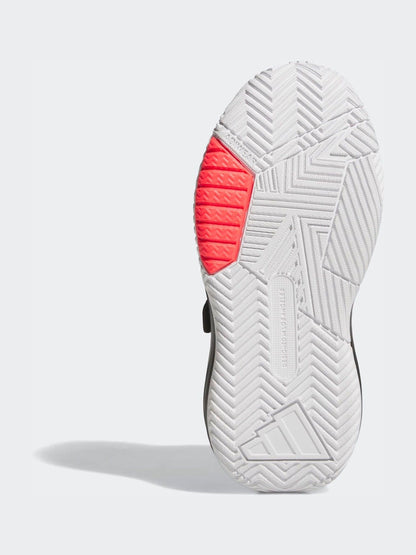 adidas Black/Red Ownthegame 3.0 Kids Trainers image 7