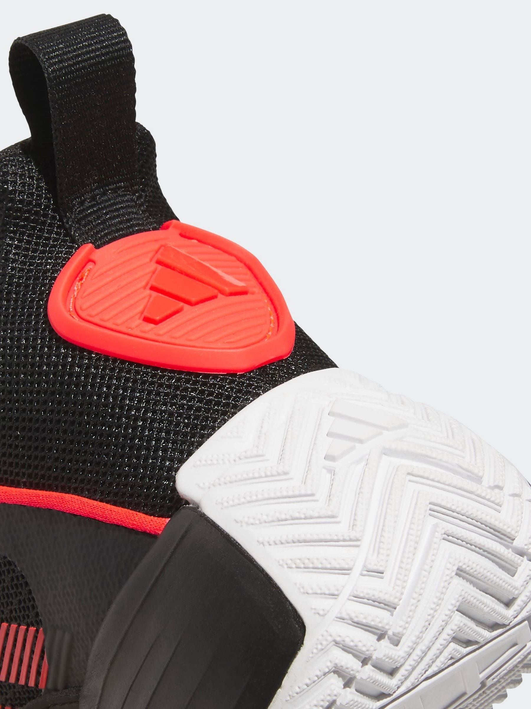 adidas Black/Red Ownthegame 3.0 Kids Trainers image 8