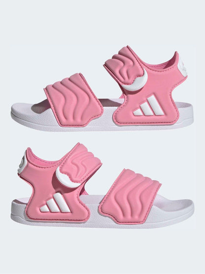 adidas Pink adilette 3 Kids Slide Sandals image 3