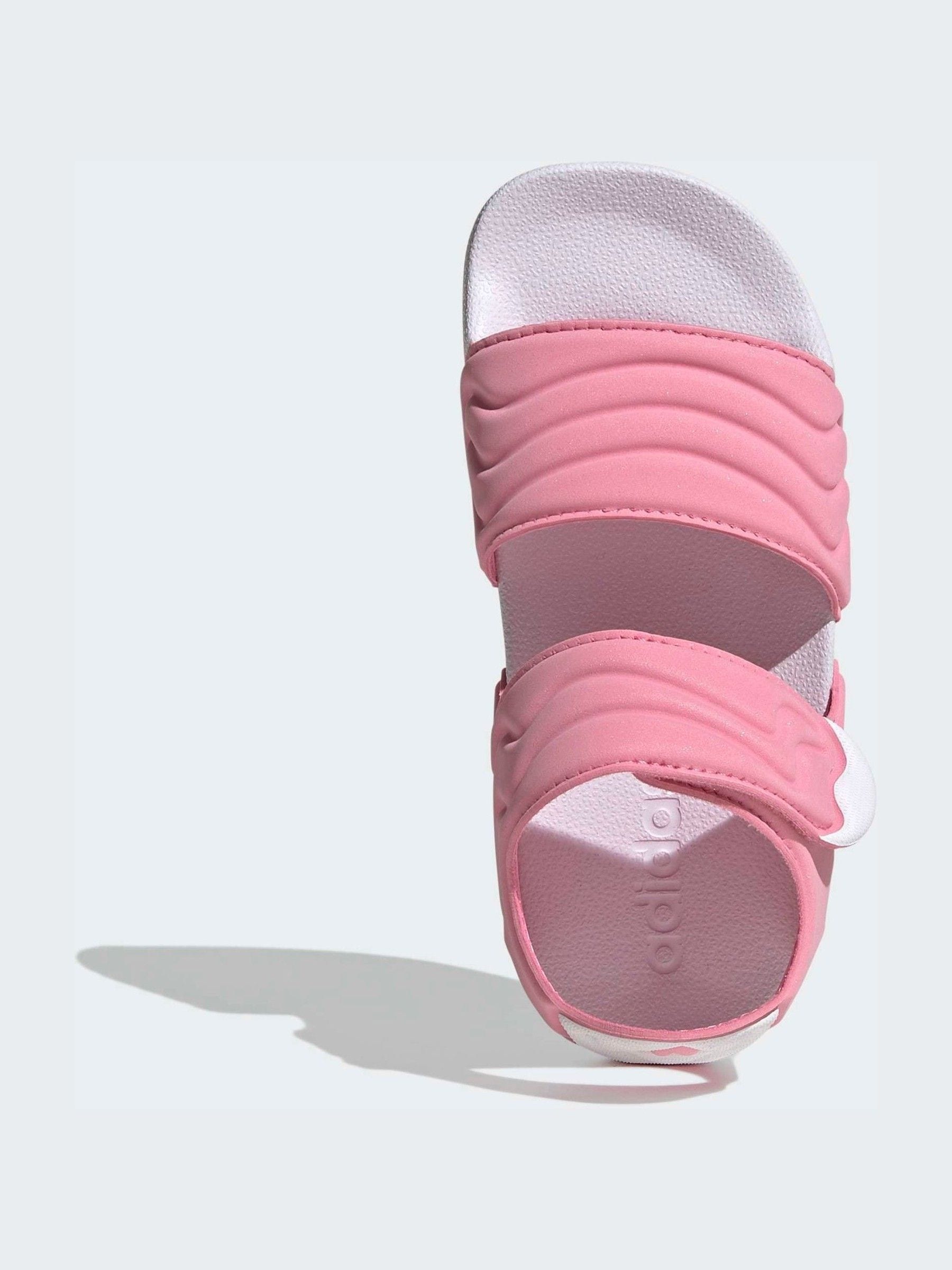 adidas Pink adilette 3 Kids Slide Sandals image 5