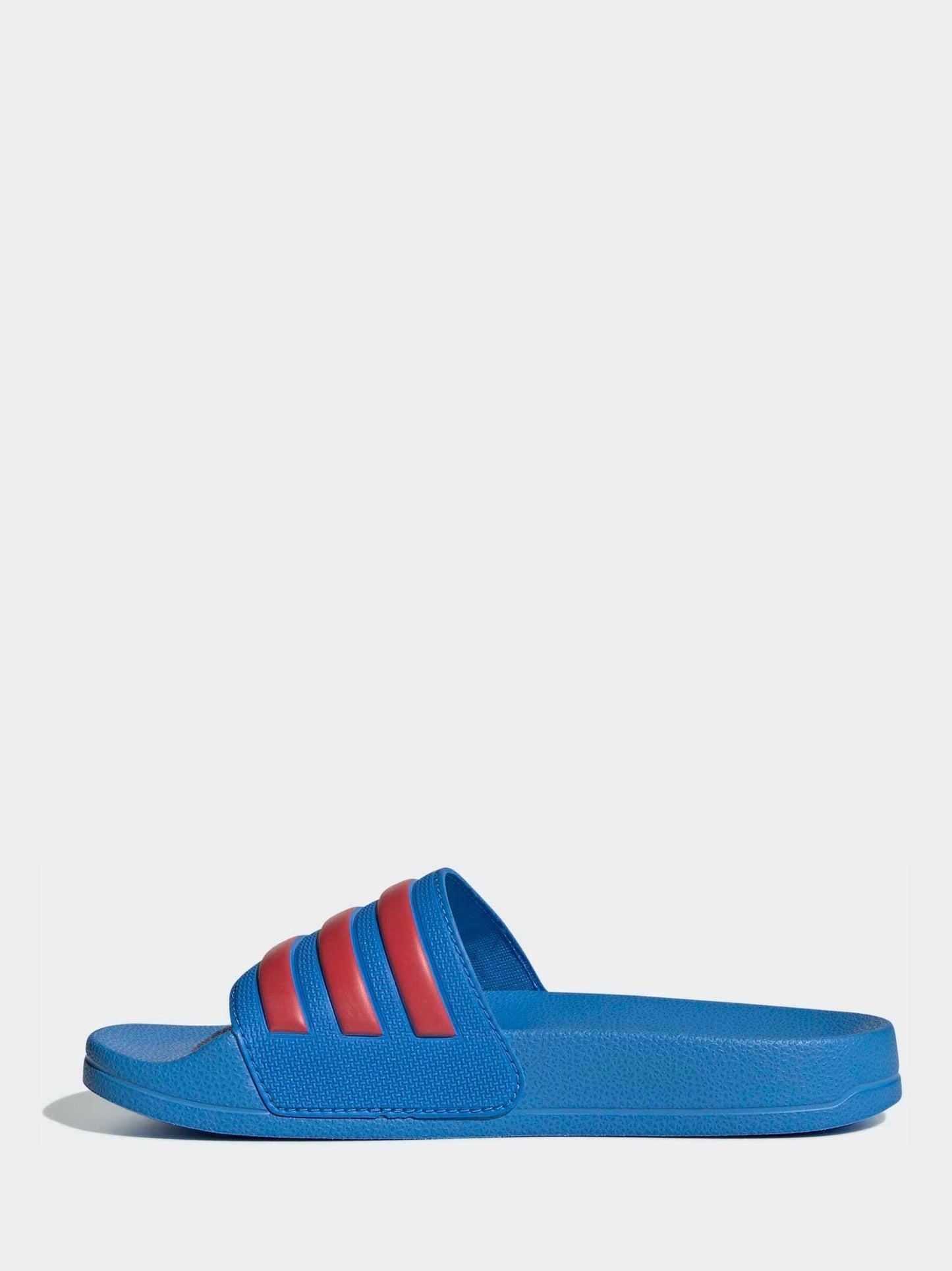 adidas Blue/Red Adilette Kids Swim Sandals image 4