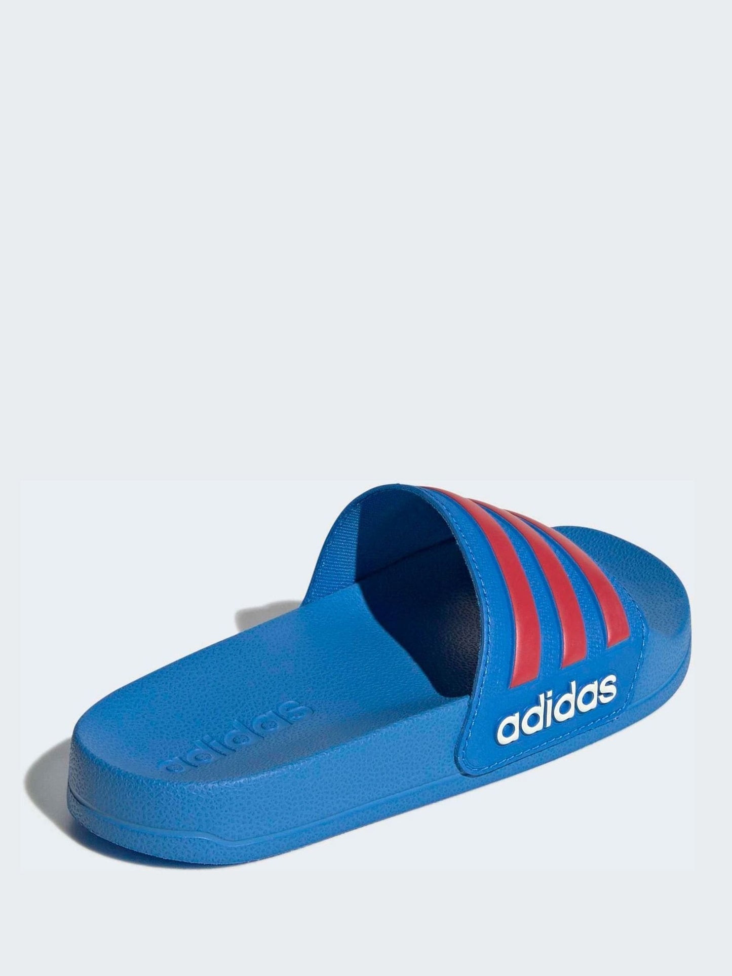 adidas Blue/Red Adilette Kids Swim Sandals image 6